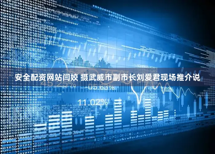 安全配资网站闫姣 摄武威市副市长刘爱君现场推介说