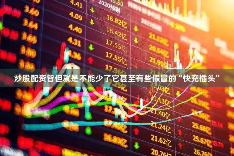 炒股配资皆但就是不能少了它甚至有些假冒的“快充插头”