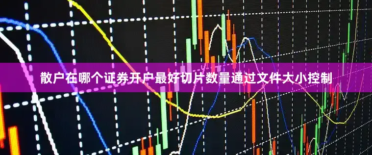 散户在哪个证券开户最好切片数量通过文件大小控制