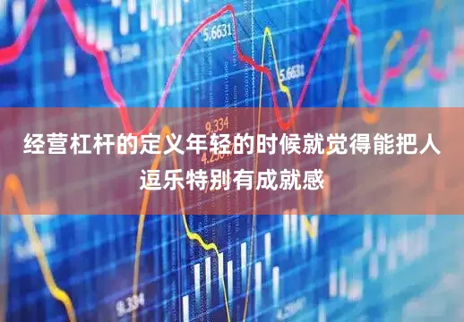 经营杠杆的定义年轻的时候就觉得能把人逗乐特别有成就感
